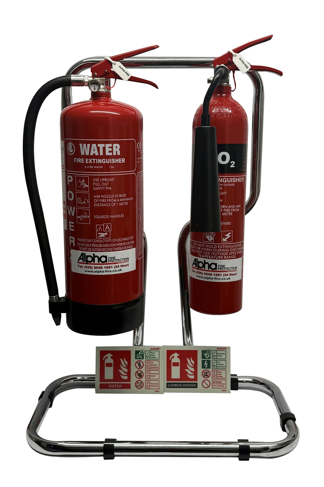 Office-Package-Red-On-Chrome-Stand